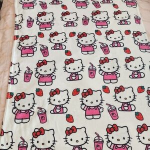 Hello Kitty Patterned Blanket